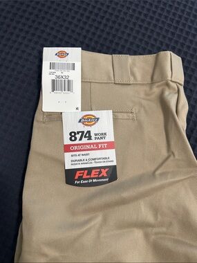Dickies Men's 874 Original Fit Flat Front Shorts - Khaki